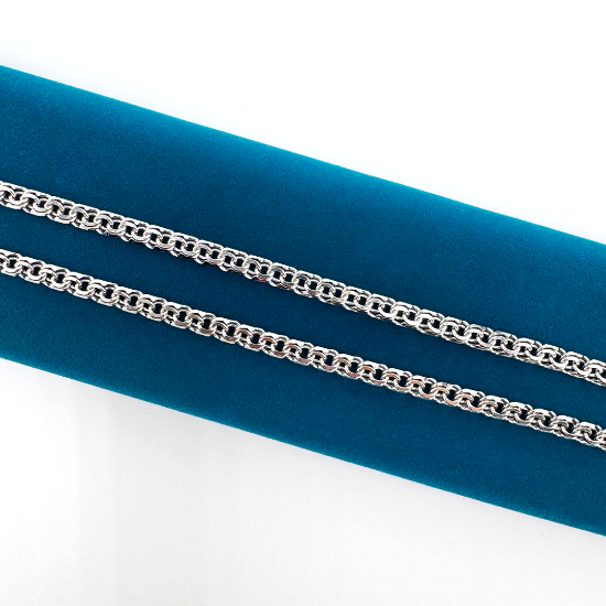 Изображение Серебряная цепочка "Бисмарк"