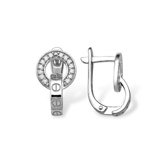 Изображение Серебряные серьги 925 пробы