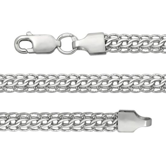 Изображение Серебряный браслет "Питон"