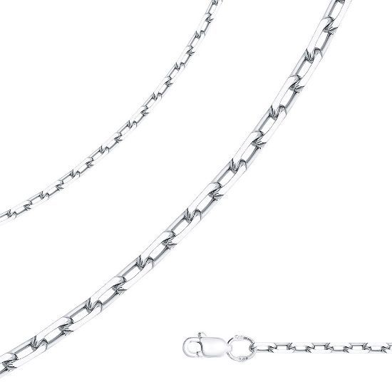 Изображение Серебряная цепочка "Якорь"