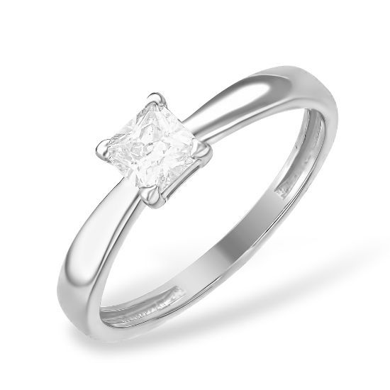 Изображение Серебряное кольцо с фианитом