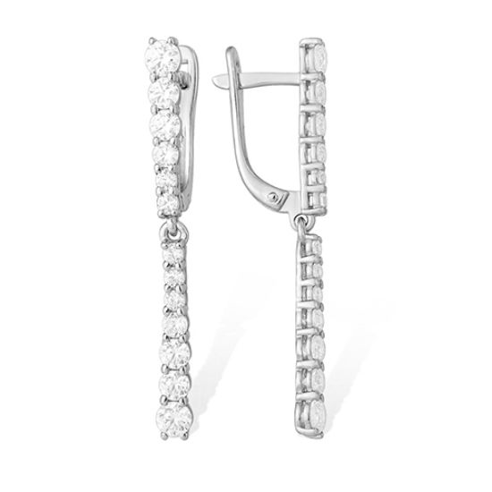 Изображение Серебряные серьга 925 пробы