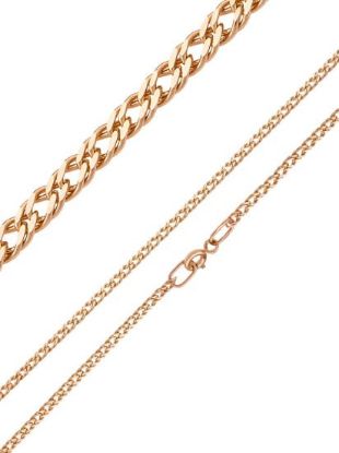 Изображение Золотая цепочка "Двойной ромб"