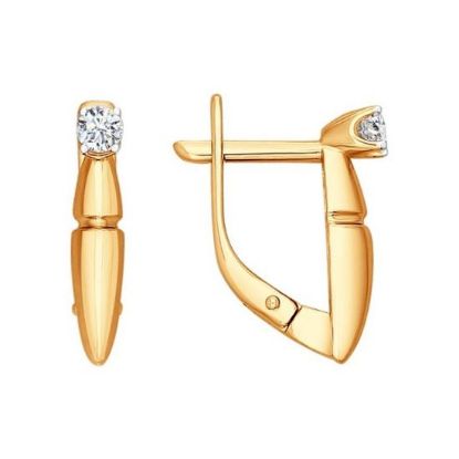 Изображение Серьги с бриллиантом