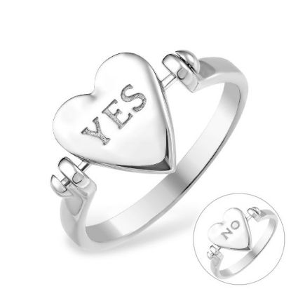 Изображение Серебряное кольцо-перевертыш