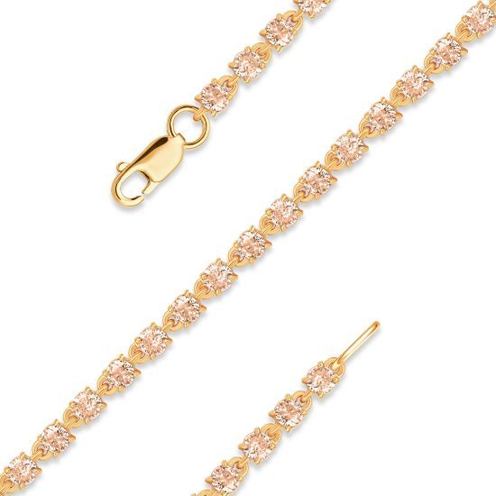 Изображение Серебряный браслет с фианитами