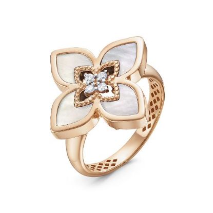 Изображение Золотое кольцо с перламутром