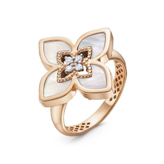 Изображение Золотое кольцо с перламутром