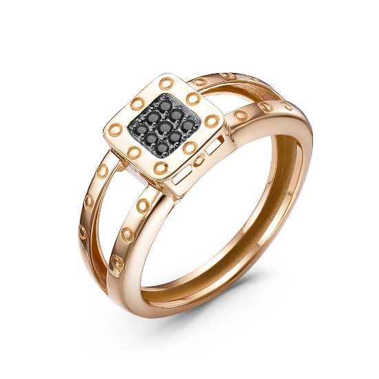 Изображение Золотое кольцо с фианитами