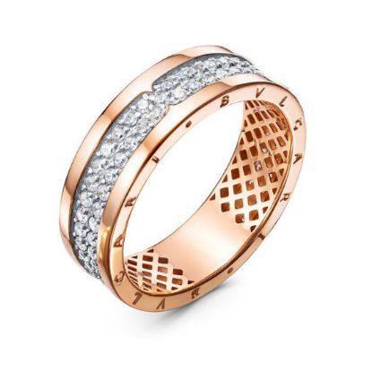 Изображение Золотое кольцо с фианитами