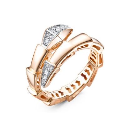 Изображение Золотое кольцо "Змейка"