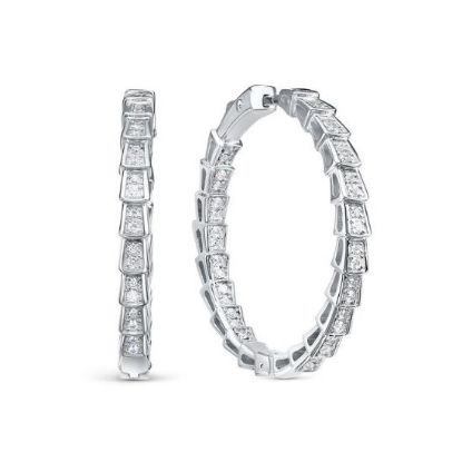 Изображение Золотые серьги с фианитами