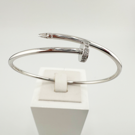 Изображение Серебряный браслет "Гвоздь"