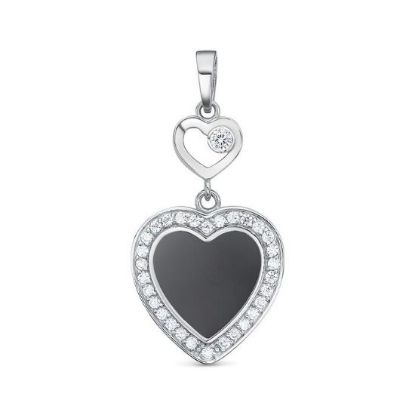 Изображение Серебряный подвес "Сердечко"