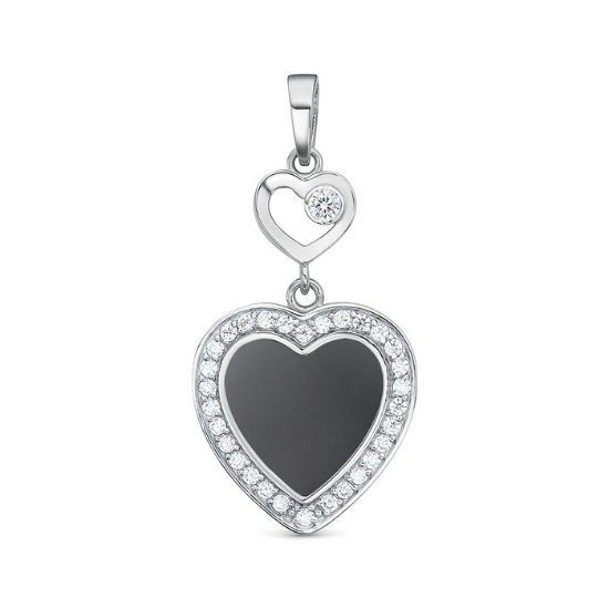 Изображение Серебряный подвес "Сердечко"