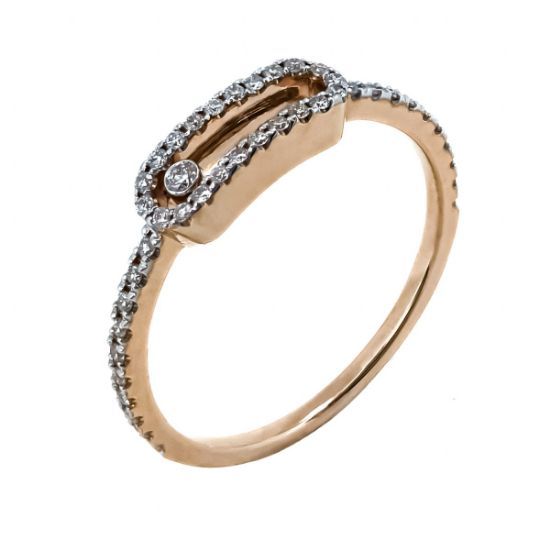 Изображение Золотое кольцо с бриллиантами