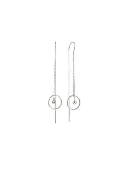 Изображение Серебряные серьги-продевки 925 пробы