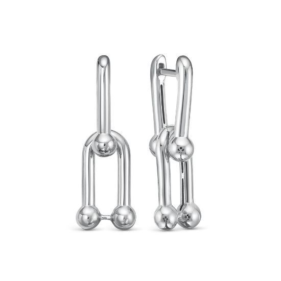 Изображение Серебряные серьги 925 пробы